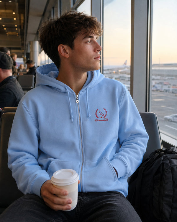 NeverGraduate customer wearing their college colors